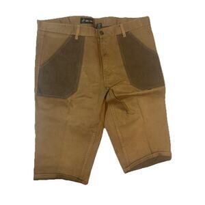 King Maker Brown Denim Shorts Size 44 Skater Streetwear Y2K